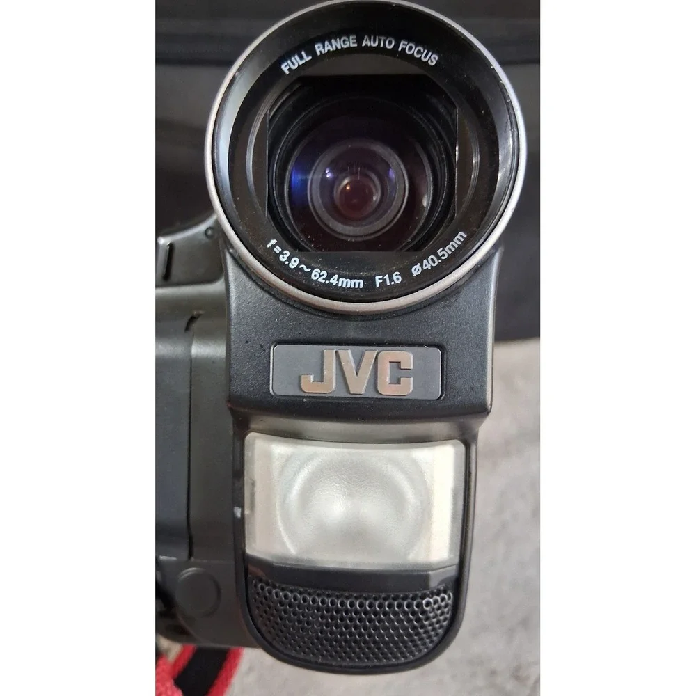 Vtg JVC GR-AX841U VHS-C Camcorder Bundle PARTS REPAIR ONLY Case Logic Bag Charge